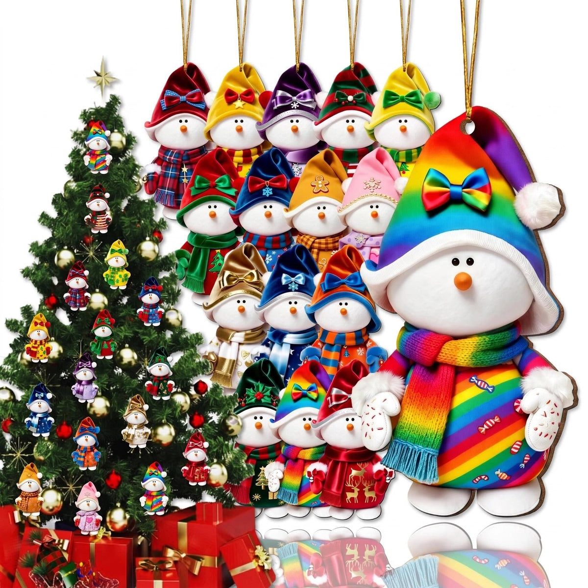 Where Can I Find Colorful Wooden Christmas Ornaments?