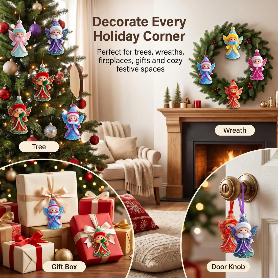 Best Hand Painted Wooden Christmas Ornaments